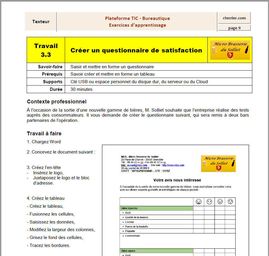Tableur